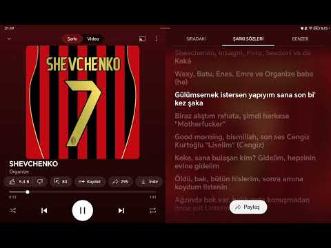 Organize SHEVCHENKO SÖZLERİ