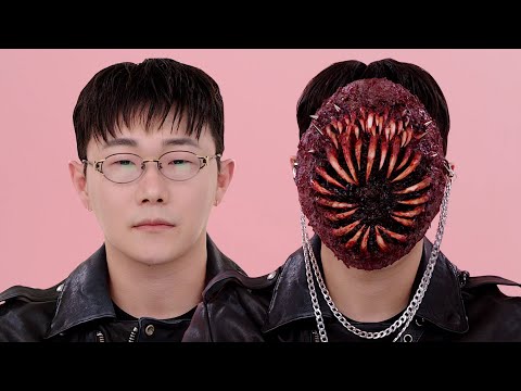 2천원짜리 다이소 <strong>마스크로</strong> 고퀄리티 괴물 만들기 😈
