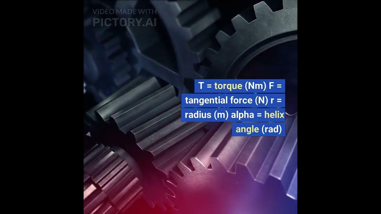 Helical Gears Applications YouTube