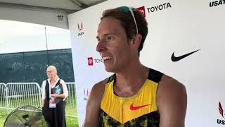 Cooper Tear Talks Race Tactics After 5000m 2nd Place at USA Outdoor Championships