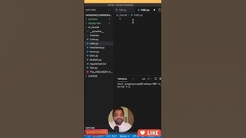 Hello world app development using streamlit a python library #coding #streamlit #pythonprogramming