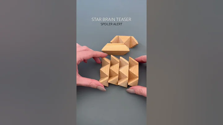 Do you like brain teaser puzzles? #puzzles #brainteaser #woodentoy #toys #gadget