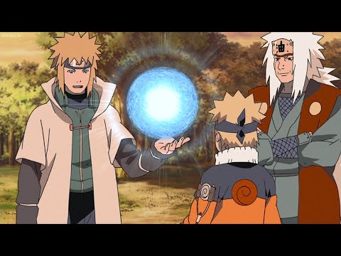 Minato teaches Naruto