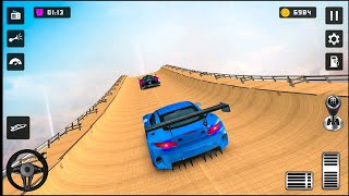 Mega Ramps Car Stunt's Game - Impossible Race Trucks In The Sky - Android Gameplay #2 screenshot 3