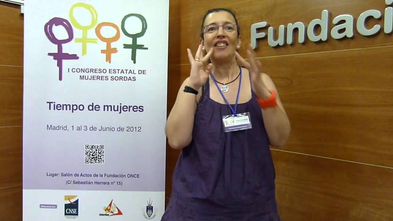 9. Encarna (Gijón, Asturias) - I Congreso Estatal de Mujeres Sordas