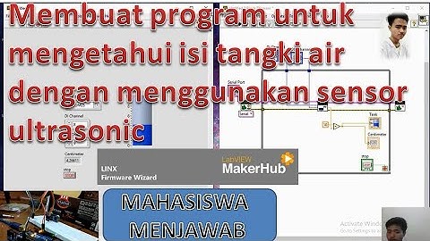Membuat program untuk mengetahui isi tangki air menggunakan UltraSonic (part:2)
