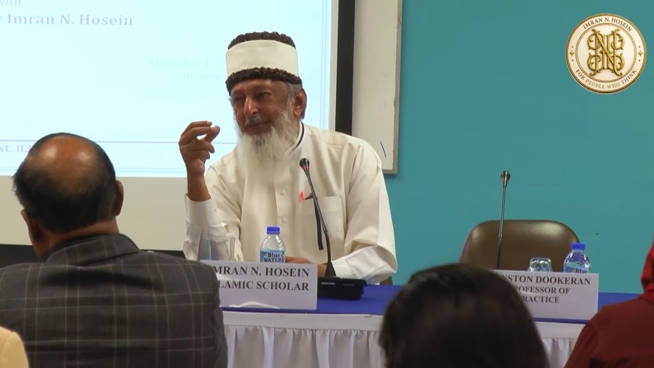 Islam, the Great War and Beyond  Sheikh Imran N. Hosein at U.W.I Trinidad (2019)