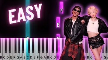 ROSÉ & Bruno Mars | APT | EASY | Piano Tutorial