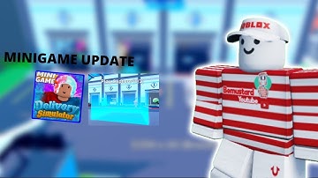 New MINIGAME UPDATE In Delivery Simulator #Roblox
