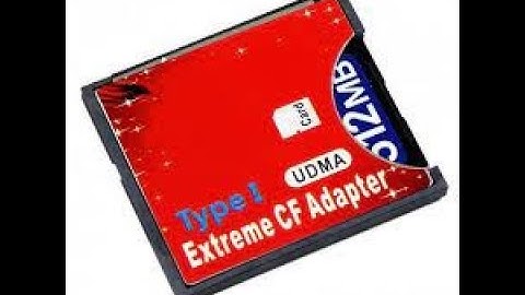 SD to CF Adapter fix iPod 4th Generation Compact Flash Mod Windows