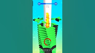 Stack Ball Level 65-66 🔥 #stackball #games #shortsfeed #viral #shorts