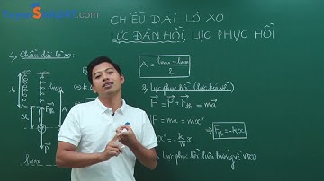 CHIỀU DÀI LÒ XO, LỰC ĐÀN HỒI, LỰC PHỤC HỒI - Thầy Phạm Quốc Toản