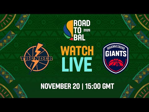 LIVE - Nairobi City Thunder v Johannesburg Giants | Africa Champions Clubs ROAD TO B.A.L. 2026