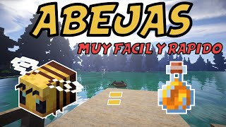 🍯 Como conseguir MIEL en Minecraft 🍯 | Tutorial básico Abejas