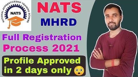 NATS Registration Process 2021 // Profile Approved in 2 days only ✅✅