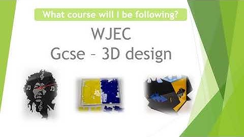 GCSE 3D Design Options 2021