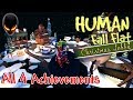 Human Fall Flat : CHRISTMAS LOBBY - All 4 Achievements / Les 4 Succès