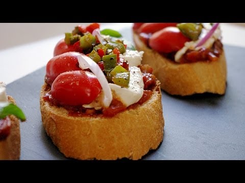 recette-de-bruschetta-végétarienne-sandwich-italien-₪-pankaj-sharma
