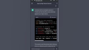 Create Custom ThinkorSwim Indicators and Scanners with #ChatGPT!  Head to wstrades.com for More #AI