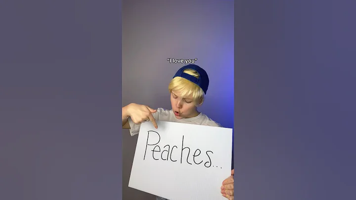 Your boyfriend embarrasses you with his PROMPOSAL… #peaches #prom #promposal