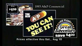 A&P Supermarket Commercial, August 1985
