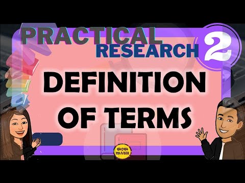 definition of terms research pdf