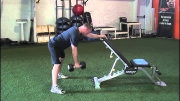 Single Arm 45 Degree Dumbbell Row - Viking Strength Systems