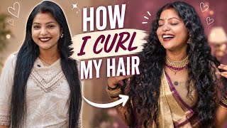 "Most Requested " How I Curl My hair | Hairstyling by ABHIKSHA 