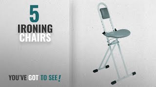 Top 10 Ironing Chairs [2018]: Folding perching / ironing stool with padded adjustable height seat https://clipadvise.com/deal/view?id