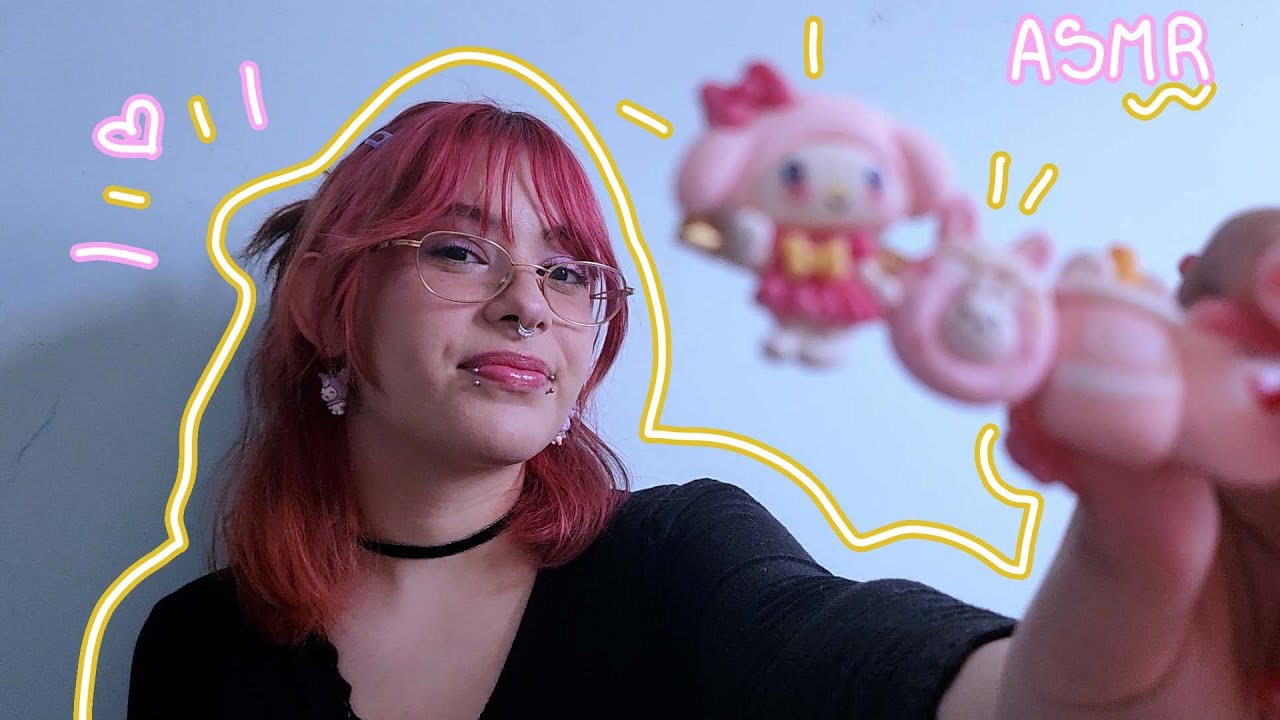 ASMR Sanrio girl gives you a makeover! (Makeup, hair and nails) ♡