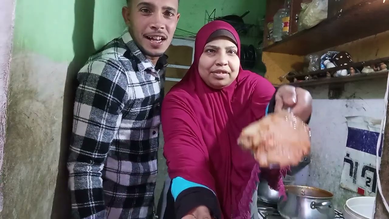 احلى عشاء مع حبايب ام سيد ارز بالفراخ تسلم ايدي المتابعين اجبر بخاطركم ربنا