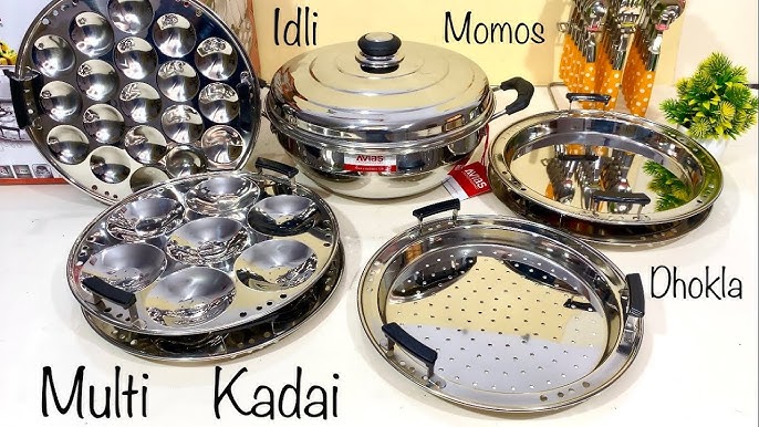 Buy Avias Triply Premium Stainless Steel Kadai With SS Lid – Avias