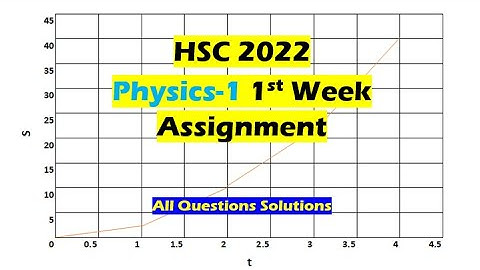HSC 2022 Physics Assignment Answer 1st Week,এইচএসসি ২০২২ পদার্থবিজ্ঞান অ্যাসাইনমেন্ট সমাধান১ম সপ্তাহ