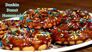 Easy Homemade Donuts Recipe in Hindi | Dunkin Donut Recipe Homemade | Fluffy Donuts Without Egg