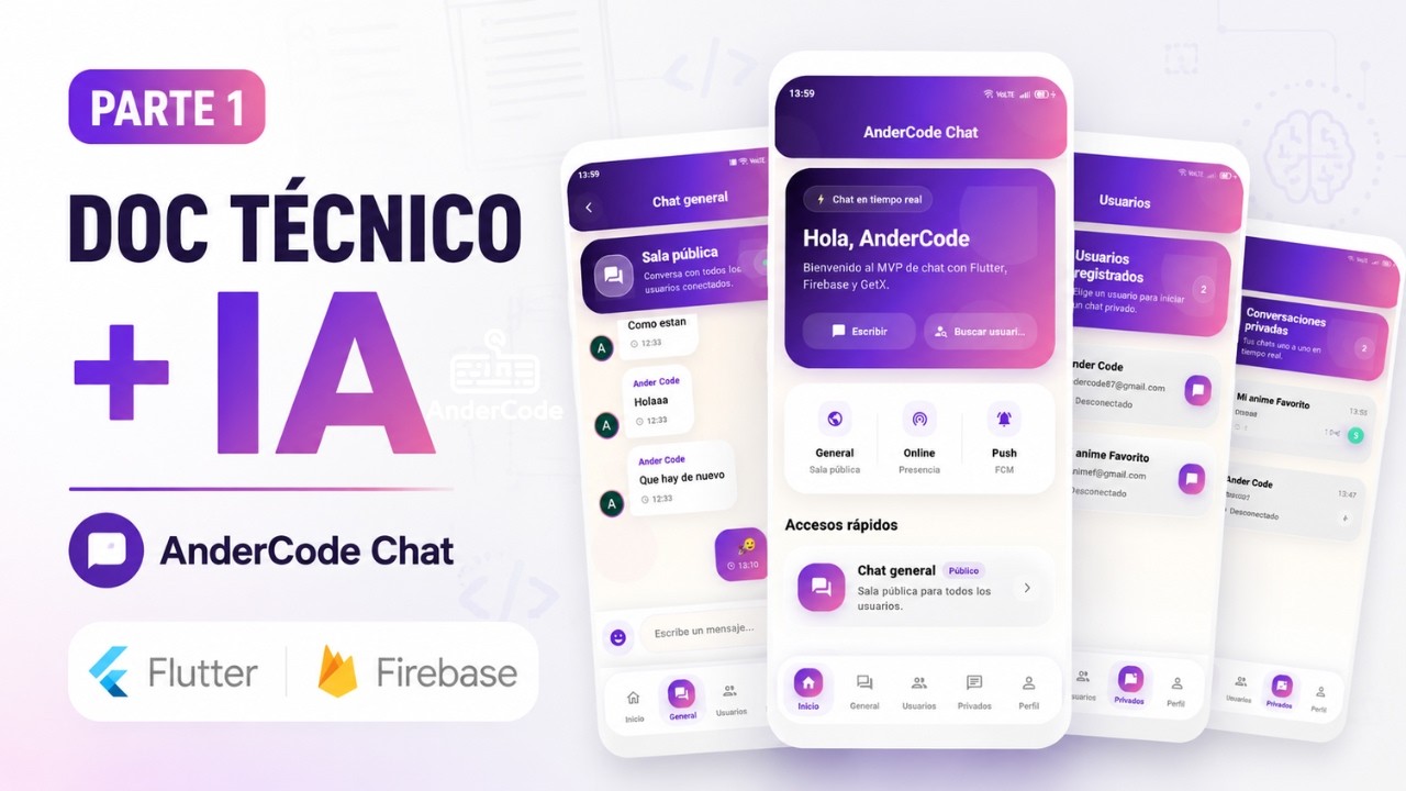 Crea la Documentación Técnica de una App de Chat con Flutter, Firebase y ChatGPT
