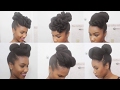 EASY NATURAL HAIR STYLES | ROLL, TUCK, AND PIN!