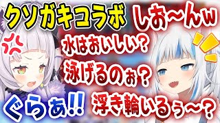 しおんにバレないように英語で煽りまくるぐらちゃんｗｗｗ【ホロライブ/がうるぐら/紫咲シオン/鷹嶺ルイ】