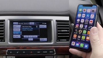 How to play music from a mobile through the bluetooth audio system in a 2012 Jaguar XF