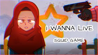 (trigger warning!) I Wanna Live || SQUID GAME Honeycomb⭐ || animation meme || OC Resimi