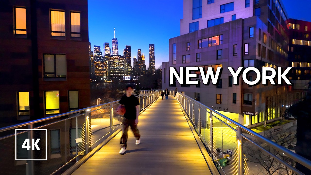 New York, Amerika Serikat | Jelajah Kota Malam 4K | 26 Mar 2025