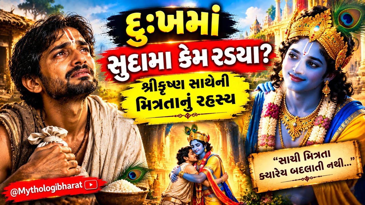 🙏દુઃખમાં સુદામા કેમ રડ્યા? શ્રીકૃષ્ણ સાથેની મિત્રતાનું રહસ્ય