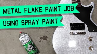 How To: Easiest and Cheapest Way to Metal Glitter Flake a Guitar or Anything Step by Step screenshot 2