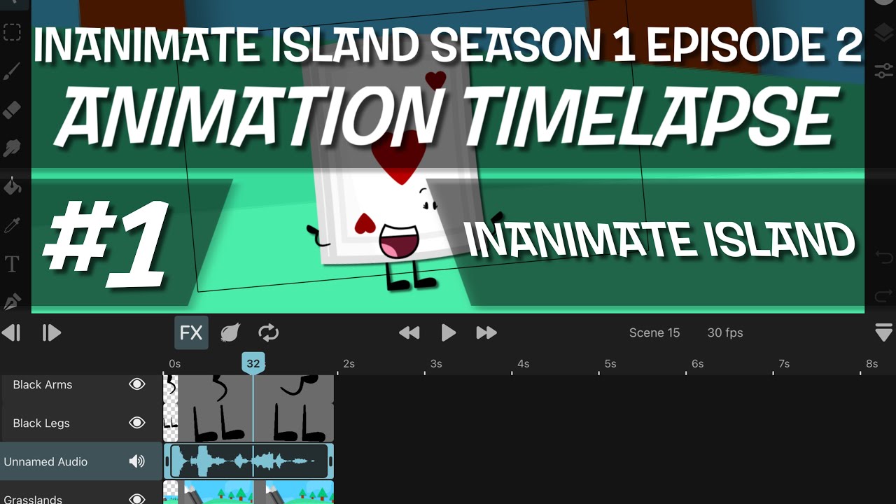 INANIMATE ISLAND | Ep. 2 - ANIMATION TIMELAPSE #1 - YouTube