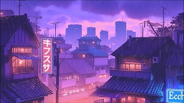1980s & 90s Tokyo Nights 🌧️🎵 Relaxing Lofi Hip Hop Music and Rainy Vibes