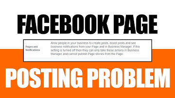 Facebook Page Posting Problem FIXED
