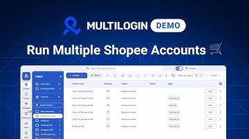 Manage multiple Shopee accounts with isolated profiles & built-in proxies