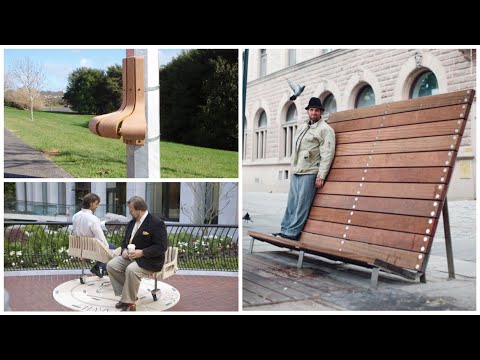 Vídeo: Bancos Com Encosto (60 Fotos): Bancos De Jardim E Bancos No Corredor. Como Fazer Você Mesmo De Acordo Com Os Desenhos? O ângulo De Inclinação Da Parte De Trás De Um Banco De Rua