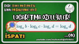Logaritma Zincir Kuralı İspatı Açıklamalı İspat