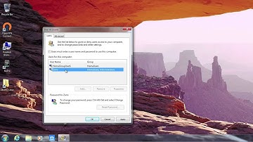Auto login Windows 7