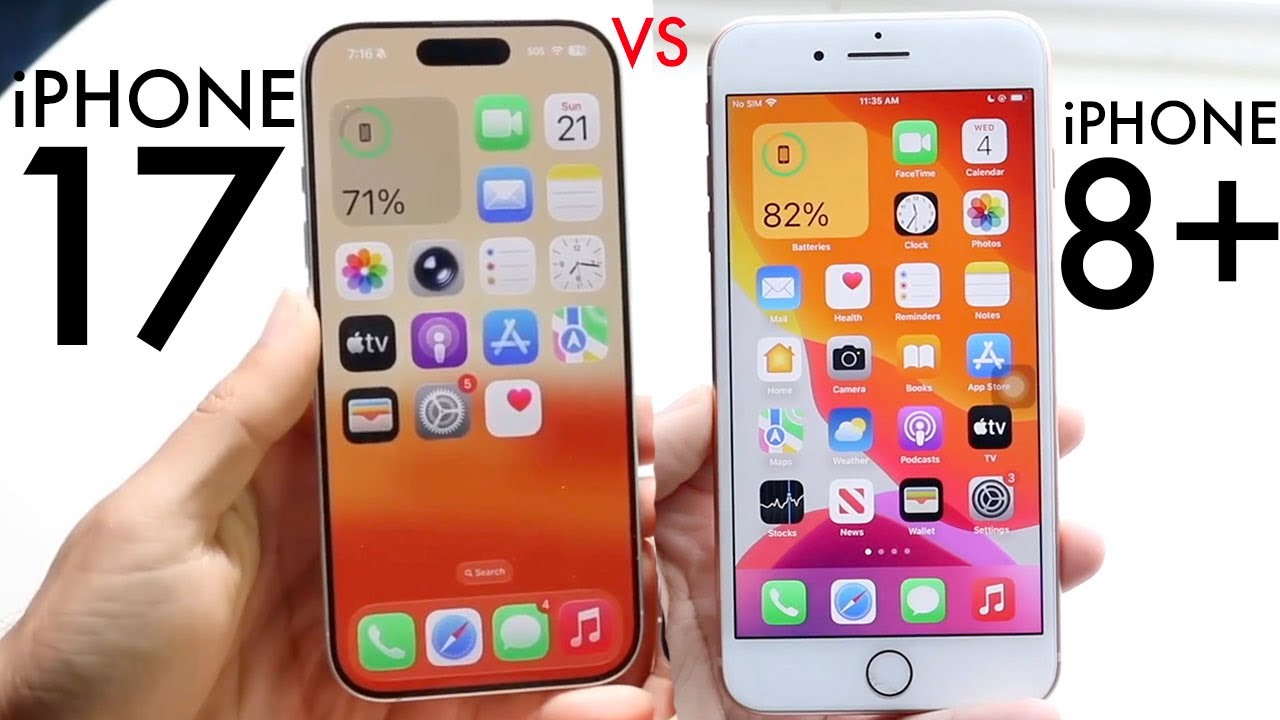 iPhone 17 Vs iPhone 8 Plus! (Comparison) (Review) - YouTube